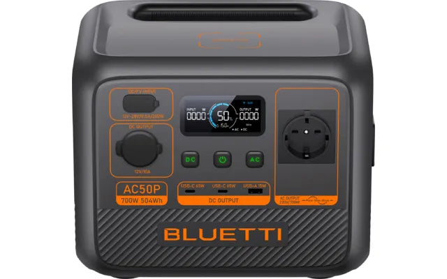 BLUETTI AC50P ORKUBANKI - 700W - Fullkominn í ferðalagið