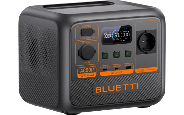 BLUETTI AC50P ORKUBANKI - 700W - Fullkominn í ferðalagið