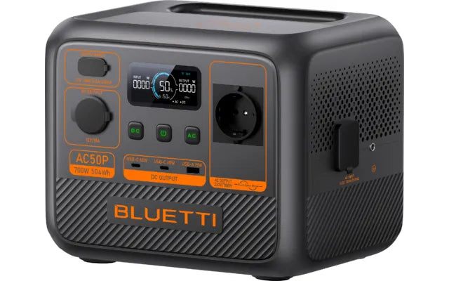 BLUETTI AC50P ORKUBANKI - 700W - Fullkominn í ferðalagið