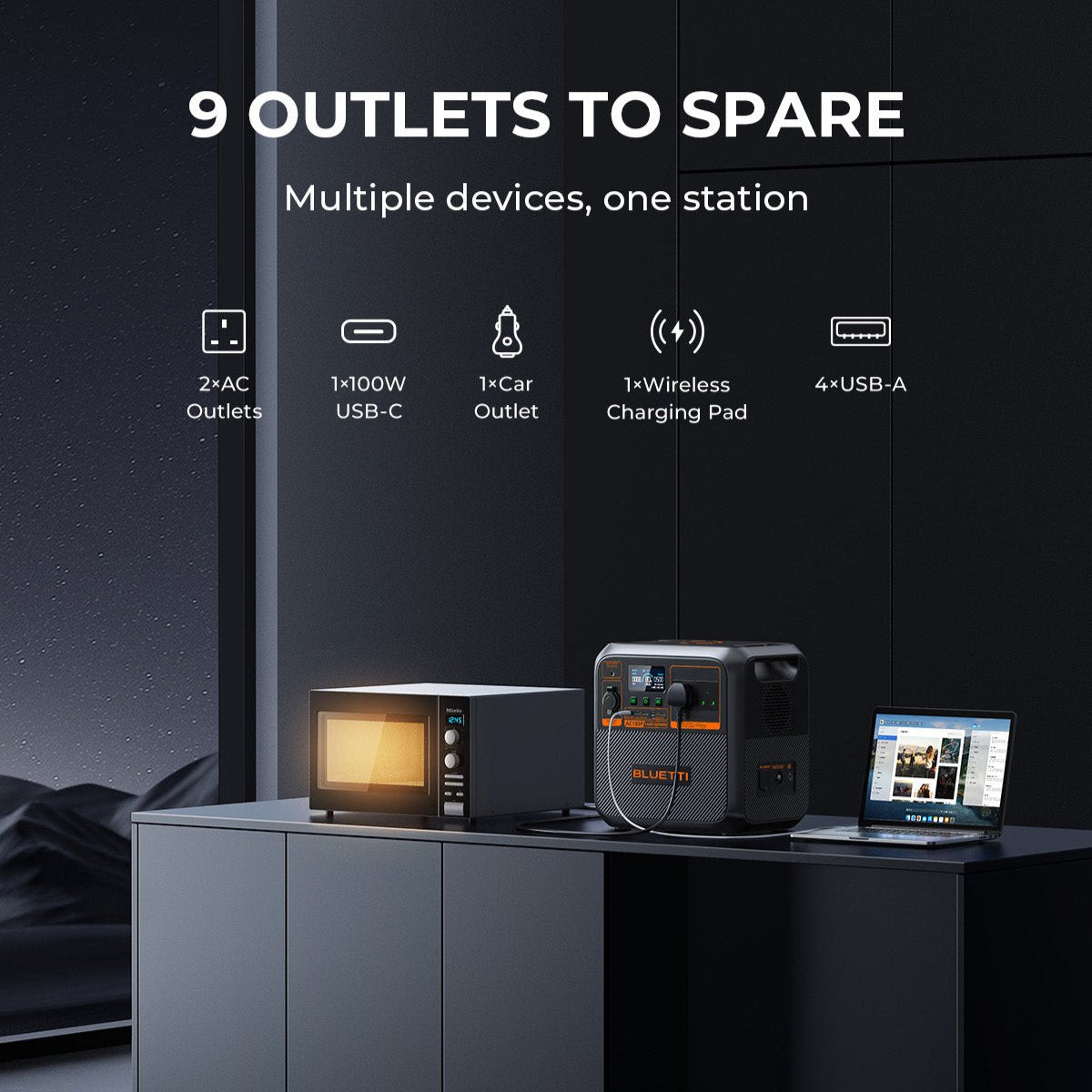 BLUETTI AC180P ORKUBANKI - 1800W