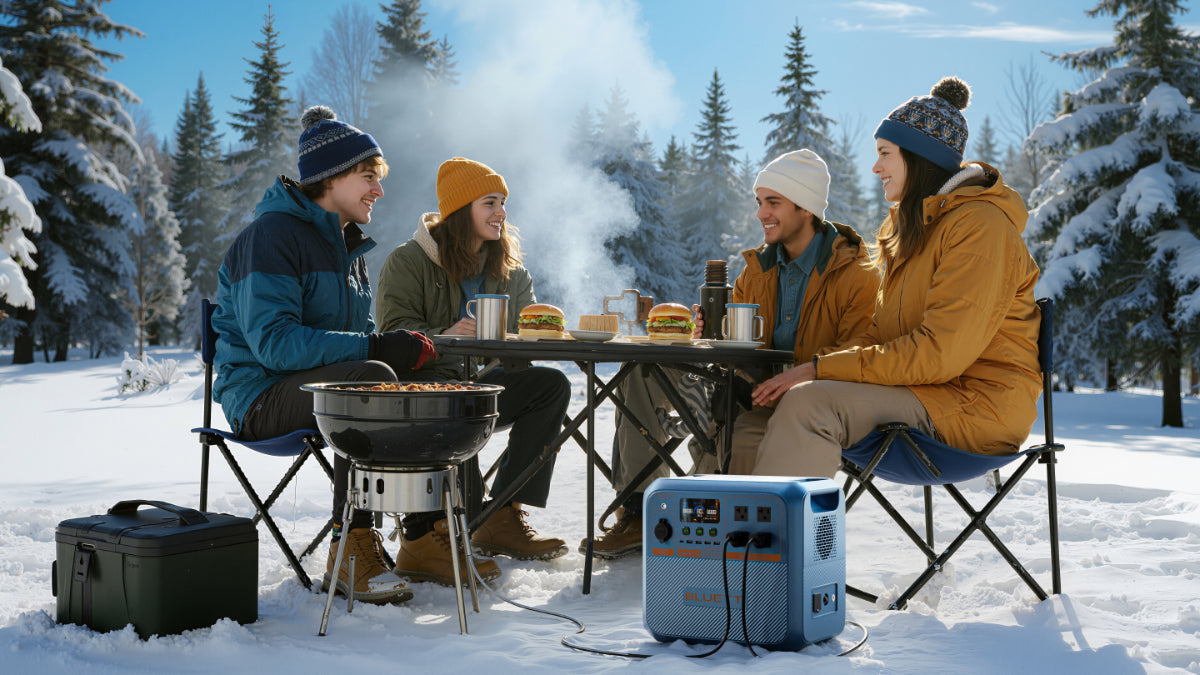 BLUETTI Pioneer Na Sodium | 1.500W 900Wh - Fullkominn fyrir mikinn kulda!