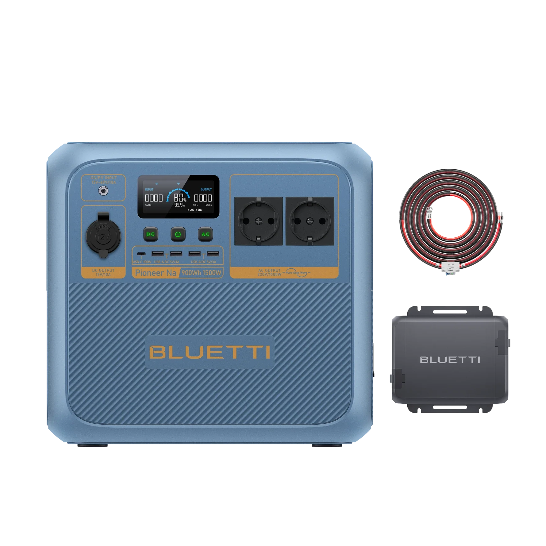 BLUETTI Pioneer Na Sodium | 1.500W 900Wh - Fullkominn fyrir mikinn kulda!