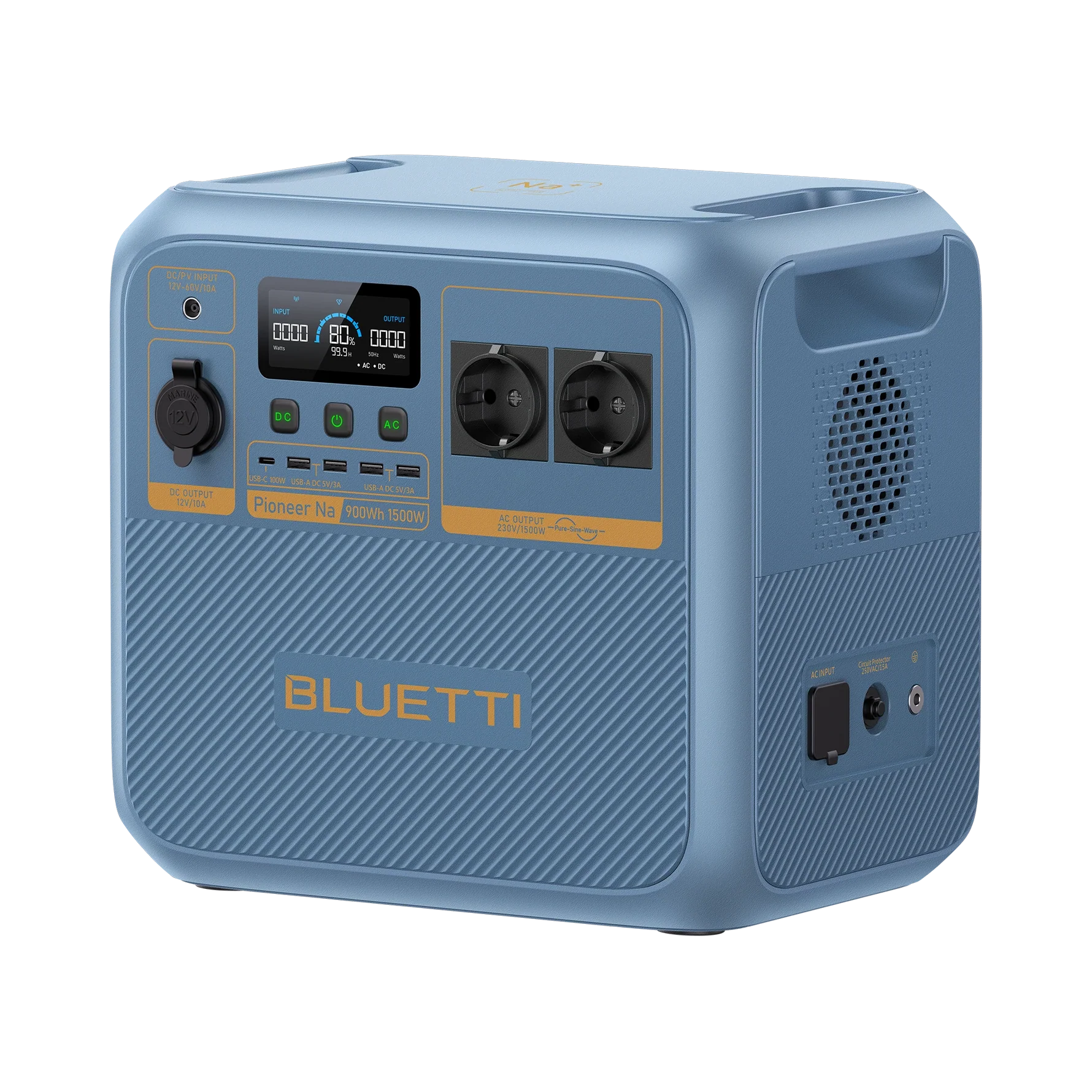 BLUETTI Pioneer Na Sodium | 1.500W 900Wh - Fullkominn fyrir mikinn kulda!