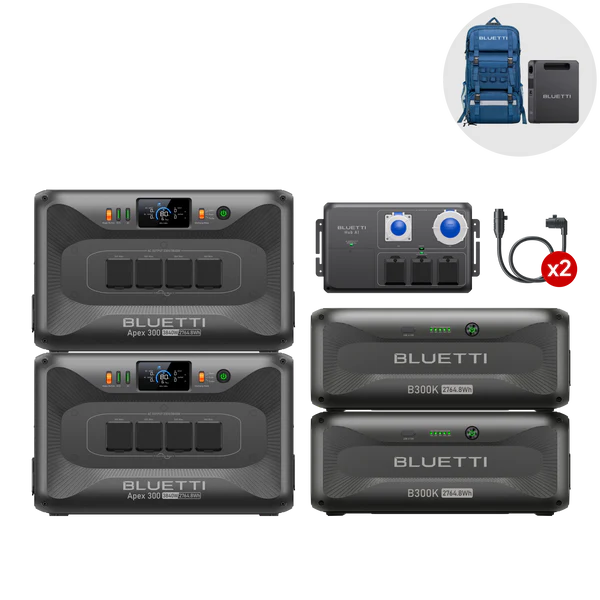 BLUETTI APEX300 - 3800W - Varaafl og orka fyrir heimili og fyrirtæki