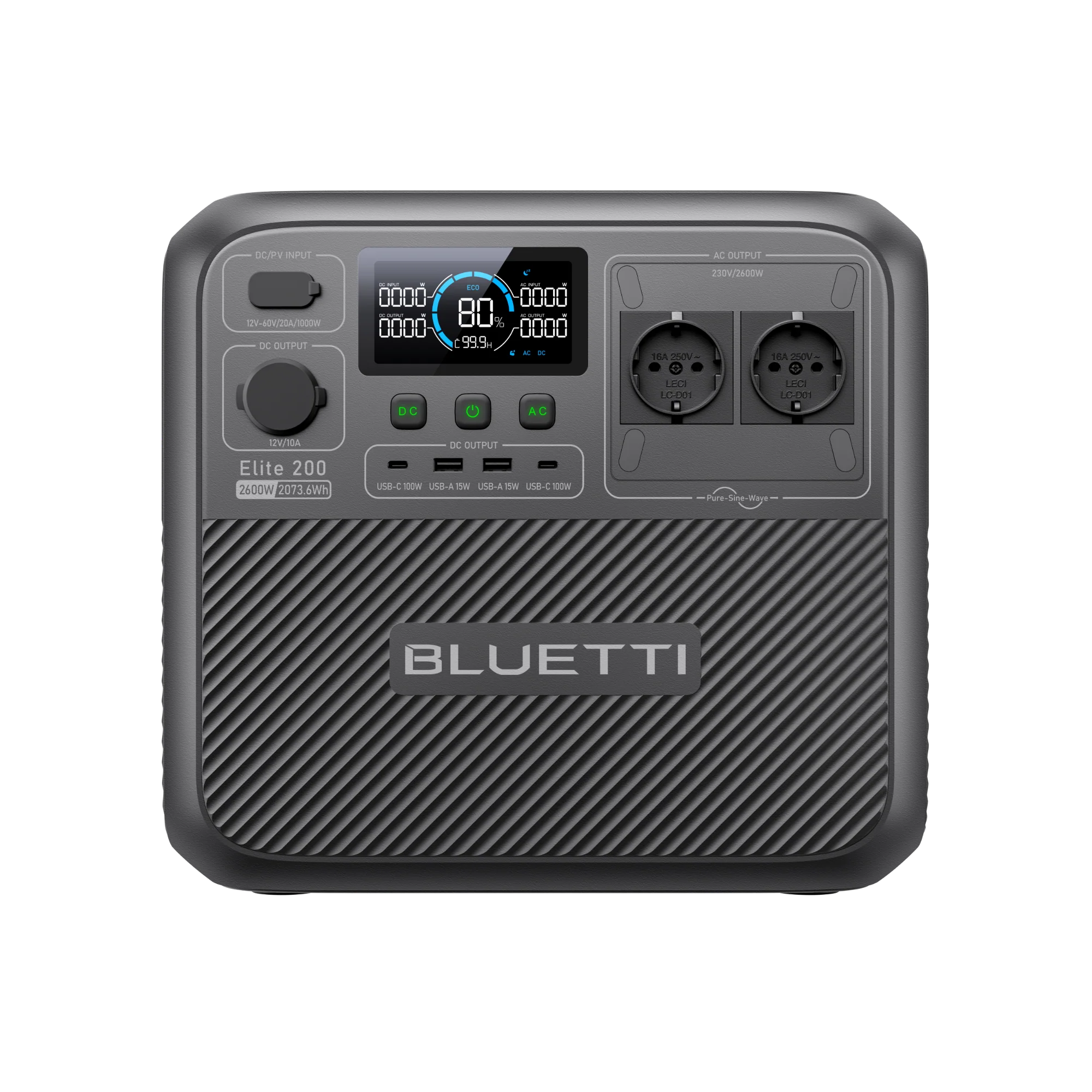 NÝTT!! BLUETTI Elite 200 V2 ORKUBANKI - 2600W 2073Wh
